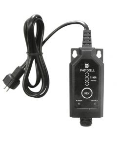 Photocell W/ Timer Control - Quick Connect 4, 6, 8 Hour On - Clamshell
